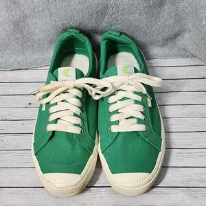 Cariuma‎ Shoes Mens Size 10 Green Canvas Low Top Sustainable Comfort Sneakers